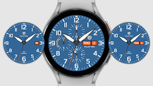 IWF Pilot Pro Flat watch face Screenshot 3