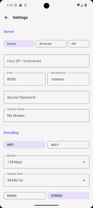 Stream Encoder Screenshot 2