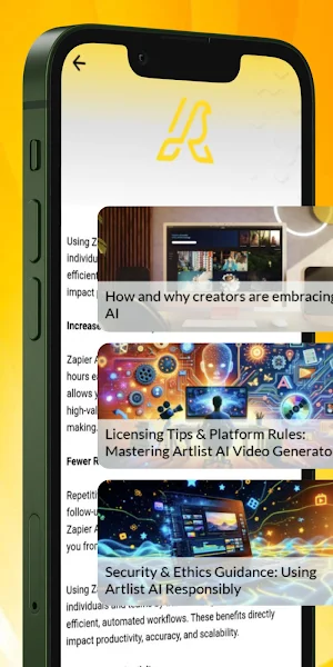 Artlist Hub: Studio AI Advice Screenshot 2
