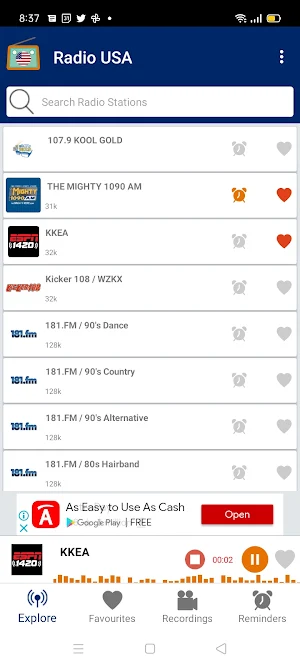 Radio USA : Online Live FM App Screenshot 3