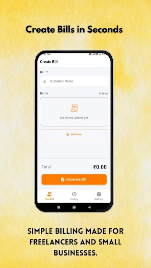 Bill Tap – Billing & Invoice Screenshot 1