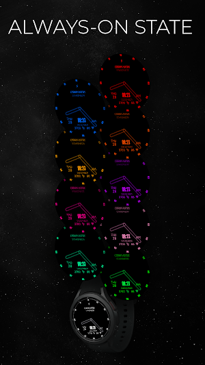 Cosmic Watch Face STARONE011 Screenshot 1