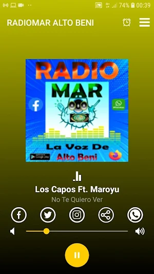 radio mar alto beni Screenshot 3