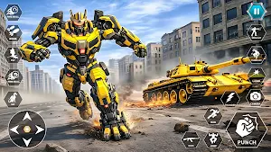 Mech Transformation Robot Game Screenshot 0