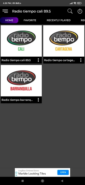 Radio Tiempo Cali 89.5 Screenshot 1