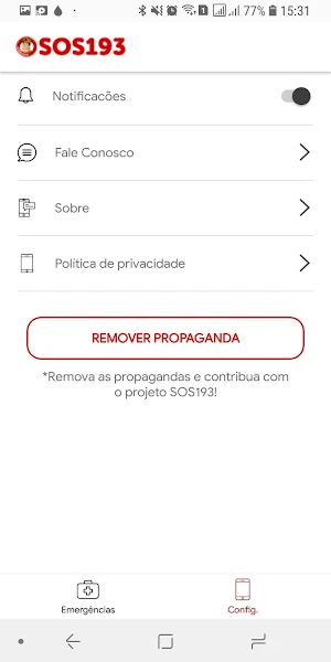 SOS193 - Qual sua emergência? Screenshot 3