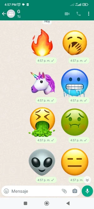 Stickers emojis de iphone Screenshot 0