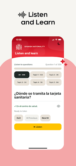 Spanish Nationality Test Screenshot 2