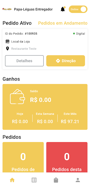 Papa-Léguas Entregador Screenshot 1