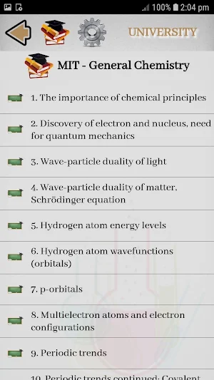 Chemistry - Lectures Screenshot 2