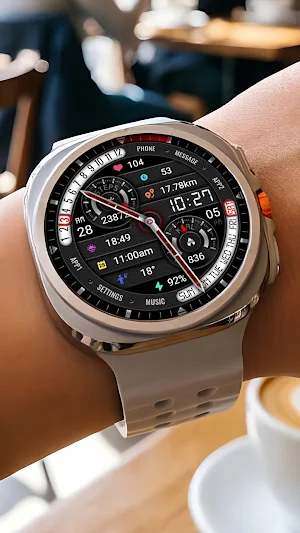 Diagonal Frosted ZKin Watch Screenshot 0