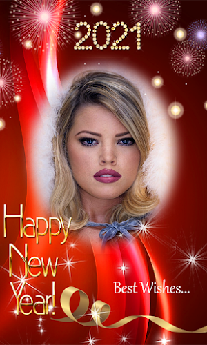 Happy New Year 2021 -  New Year Photo Frame Screenshot 1