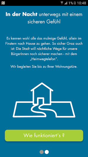 Stadt Graz Heimweg-App Screenshot 0