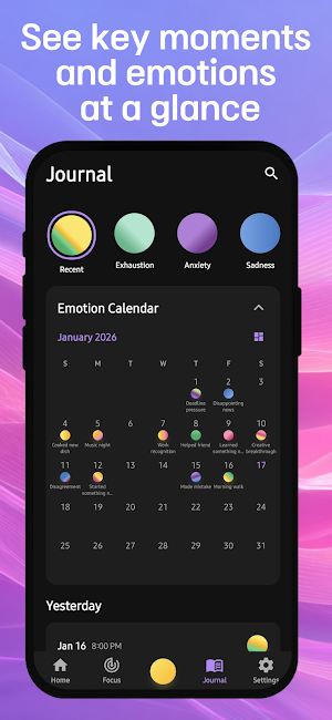 Diary for ADHD - Reflecta Screenshot 1