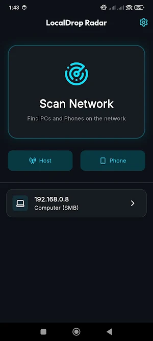 LocalDrop: WiFi File Transfer Screenshot 0