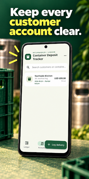 Container Deposit Tracker Screenshot 1