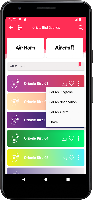 Oriole Bird Sounds Screenshot 3