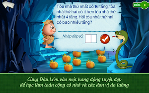Đậu Lém Phiêu lưu ký - Toán lớp 2 Screenshot 2