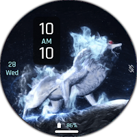 BFF14-Animation Howling Wolf