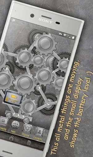Trees of Gear  (metal live)| Xperia™ Theme + icons Screenshot 0