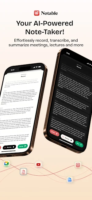 Notable - AI Note Taker Screenshot 0