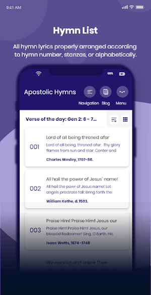 Apostolic Hymn Book Screenshot 2