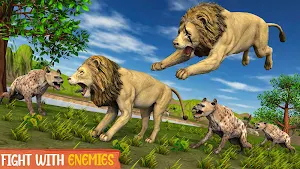 Lion Games 3D: Jungle King Sim Screenshot 2