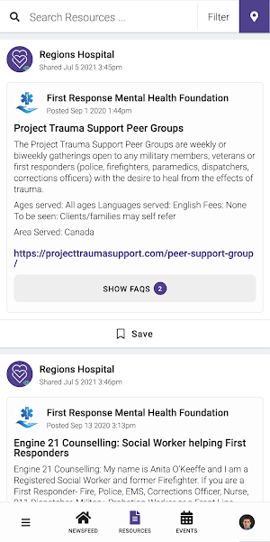 Regions Hospital C4C Screenshot 2