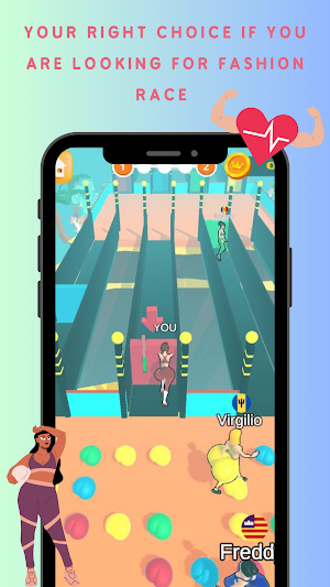 Fat to Fit Race– Body Race 3D Screenshot 1