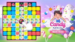 Pop Blocks:Candy Blocks Game Screenshot 1