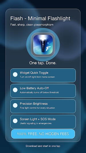 Flash - Minimal Flashlight Screenshot 0