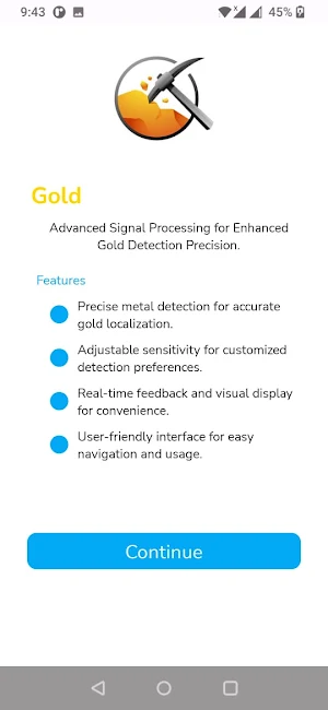Meta & Gold Detector Camera Screenshot 1