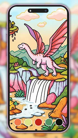 Dinosaur Coloring for boys Screenshot 1