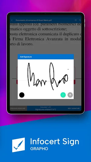 Infocert Sign Grapho Screenshot 3