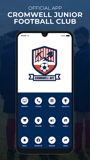 Cromwell Junior Football Club Screenshot 0