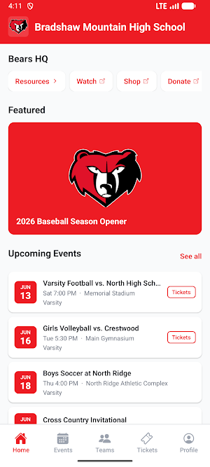 Bradshaw Mountain HS Athletics Screenshot 0