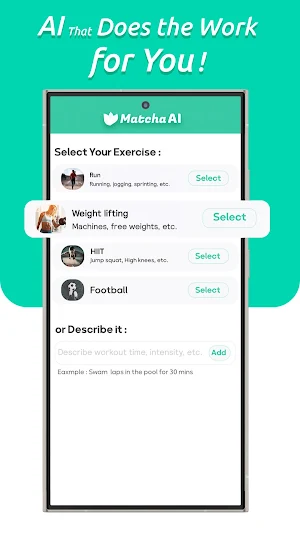 Matcha AI | Calorie Counter Screenshot 1