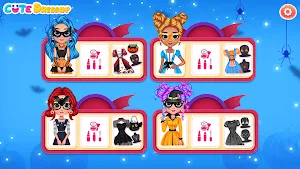 Rainbow Halloween Dollhouse Screenshot 3