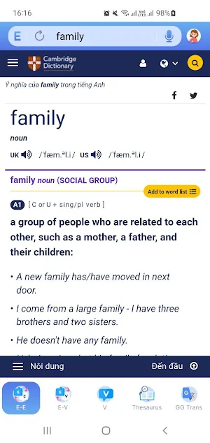 P2C Dictionary Screenshot 1