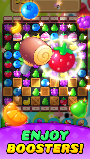 Fruit Delight Burst: Match3 Sweet Puzzle Adventure Screenshot 3