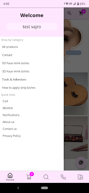 Glamazon Lashes Store Screenshot 1