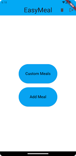 EasyMeal Screenshot 1