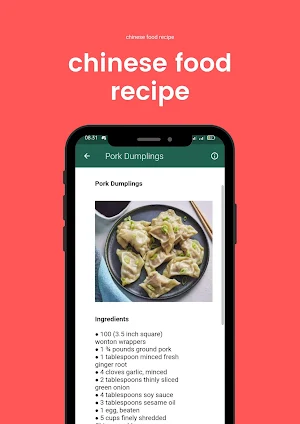 chinese food recipe Screenshot 1