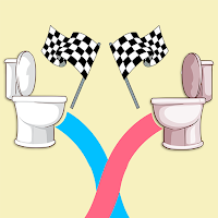 Toilet Race: Funny Draw Puzzle