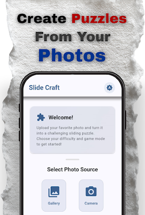 Slide Craft: Photo Puzzle Game Screenshot 0