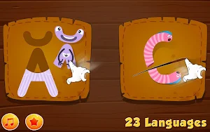 Alphabets game for baby kids - learn letters Screenshot 0
