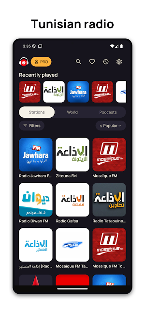 Tunisian Radio – Live FM Screenshot 0