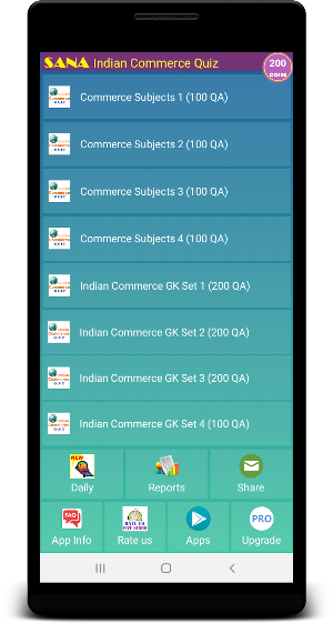 Indian Commerce Quiz Screenshot 0