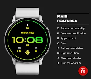 Mango Gradient Watch Face Screenshot 1