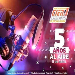 Radio Comunitaria Estación 3 - Tres Cruces Jujuy Screenshot 0